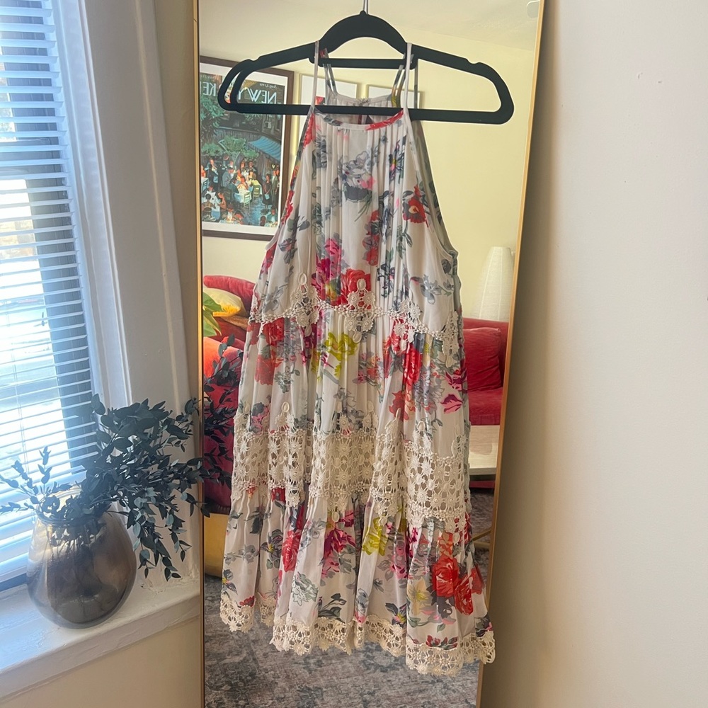 Ranina Girl by Anthropologie Floral Lace Dress
